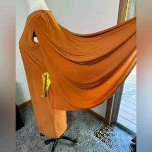 KOH KOH Evening Dress with Cape NWT